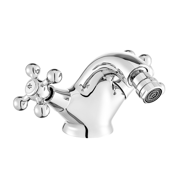 Mosadzný faucet 1108-40 s dvojitou rukoväťou, bidetovou batériou s montážou na horúcu/studenú vodu