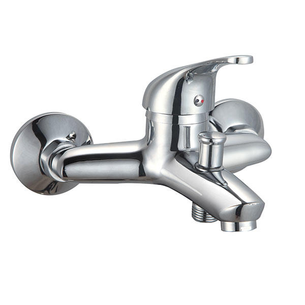 4166-10 Mosadzný faucetová páková nástenná vaňová batéria na teplú/studenú vodu