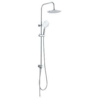 YS34107 Sprchový stĺp, stĺpik pre dažďovú sprchu s tlačidlovým prepínačom, výškovo nastaviteľný;