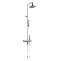 YS34222 Sprchový stĺp s výtokom, termostatický stĺp pre dažďovú sprchu, výškovo nastaviteľný;
