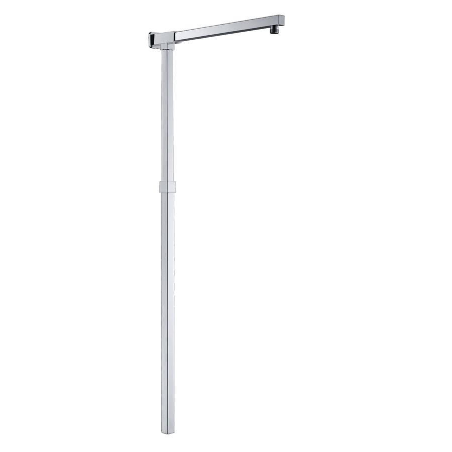 SR165 SUS štvorcový sprchový stĺp s nastaviteľnou výškou, sprchová tyč, sprchový nástenný stĺp;