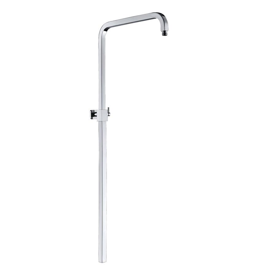 SR167 SUS štvorcový sprchový stĺp s nastaviteľnou výškou, sprchová tyč, sprchový nástenný stĺp;