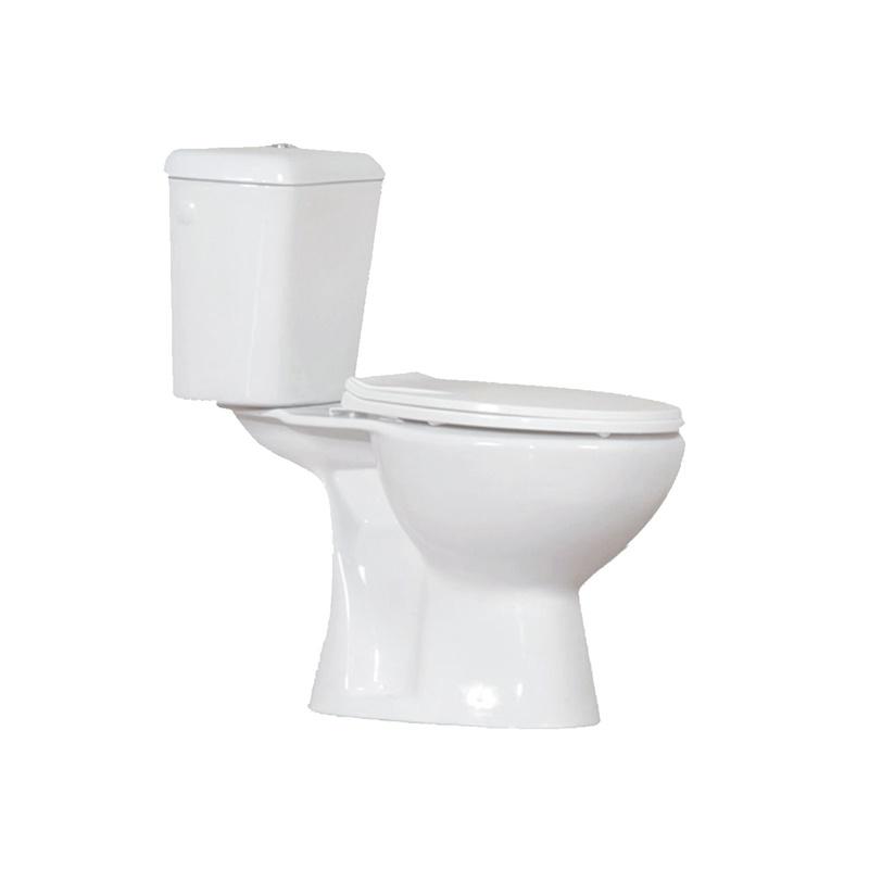 YS22221S Retro dizajn, 2-dielna keramická toaleta, umývadlo s dvojitým závesom v tvare P;