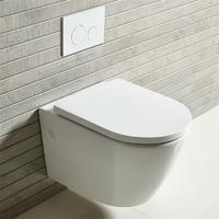 YS22268H Závesné keramické WC, Rimless Závesné WC, umývanie;