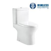 YS22274 2-dielna keramická toaleta Rimless, umývacia toaleta P-trap;