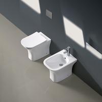 YS22291F Samostatne stojace keramické WC, Rimless, P-pastové umývacie WC;