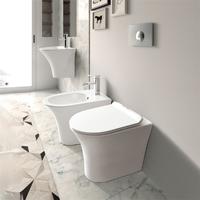 YS22294F Samostatne stojace keramické WC, Rimless, P-pastové umývacie WC;