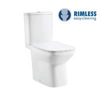 YS22295 2-dielna keramická toaleta Rimless, umývacia toaleta so sifónom P;