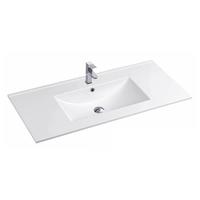 YS27286W-100 matná biela glazovaná keramická skrinka umývadlo, umývadlo, umývadlo;