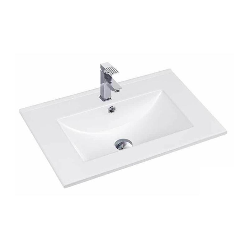 YS27286W-60 matné biele glazované keramické umývadlo, umývadlo, umývadlo;