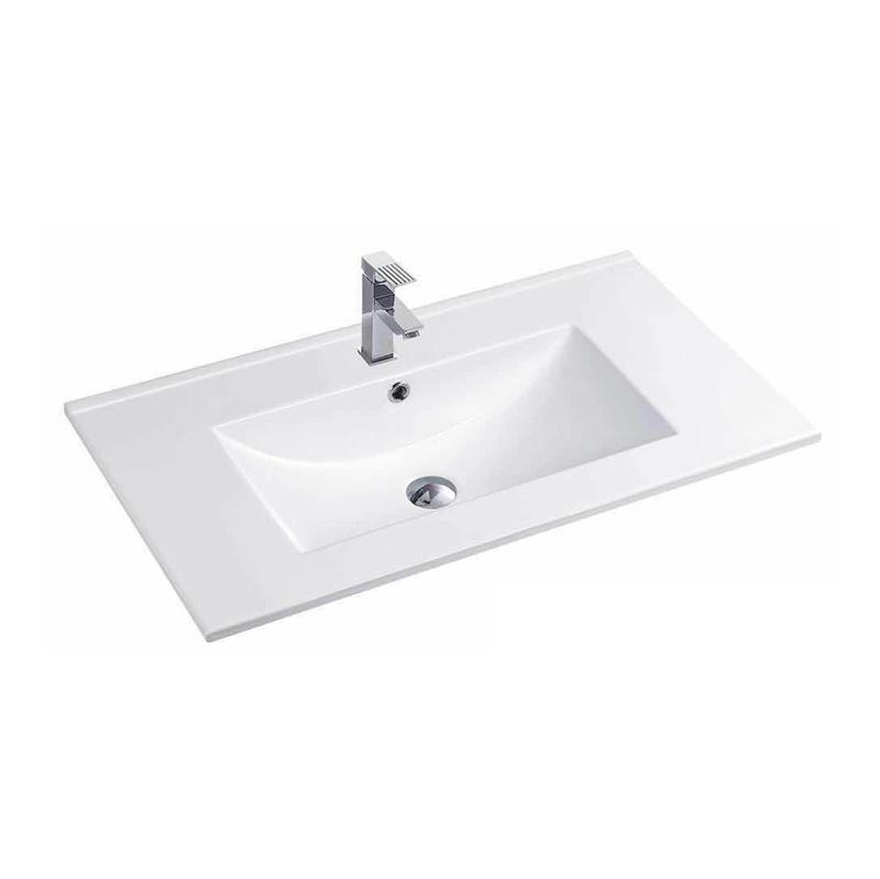 YS27286W-75 matná biela glazovaná keramická umývadlo, umývadlo, umývadlo;