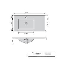 YS27298-90L Keramická skrinka umývadlo, umývadlo, umývadlo;