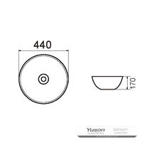 YS28403 Keramické nadstavcové umývadlo, umelecké umývadlo, keramické umývadlo;