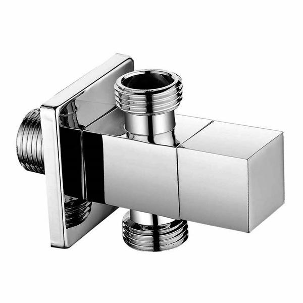 Mosadzný uhlový ventil YS466, uzatvárací ventil s uhlovým uzatváraním vody, pre faucet a WC, nástenný;