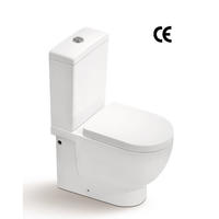YS22214P 2-dielna keramická toaleta, zmývacia toaleta s uzavretým uzáverom P;