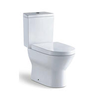 YS22260P 2-dielna keramická toaleta, zmývacia toaleta P-trap;