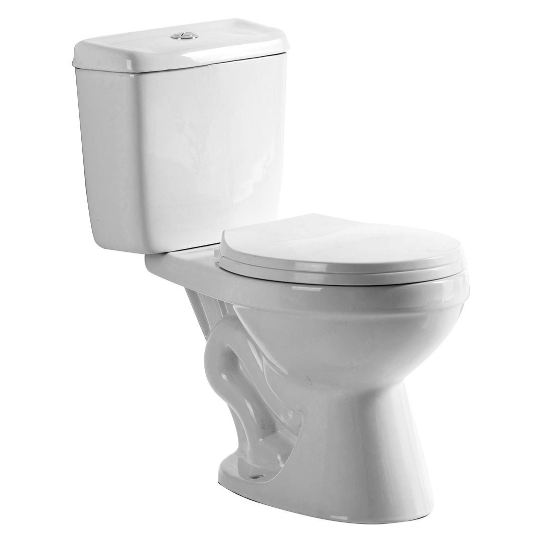 YS22235 2-dielna keramická toaleta, sifónová toaleta s tesniacim uzáverom;