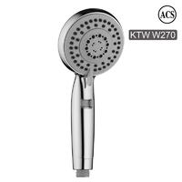 YS31378 KTW W270, ručná sprcha ABS s certifikáciou ACS, mobilná sprcha, certifikácia ACS;