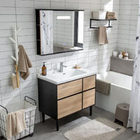 Kúpeľňový nábytok YS54115-M2, zrkadlová skrinka, umývadlo do kúpeľne